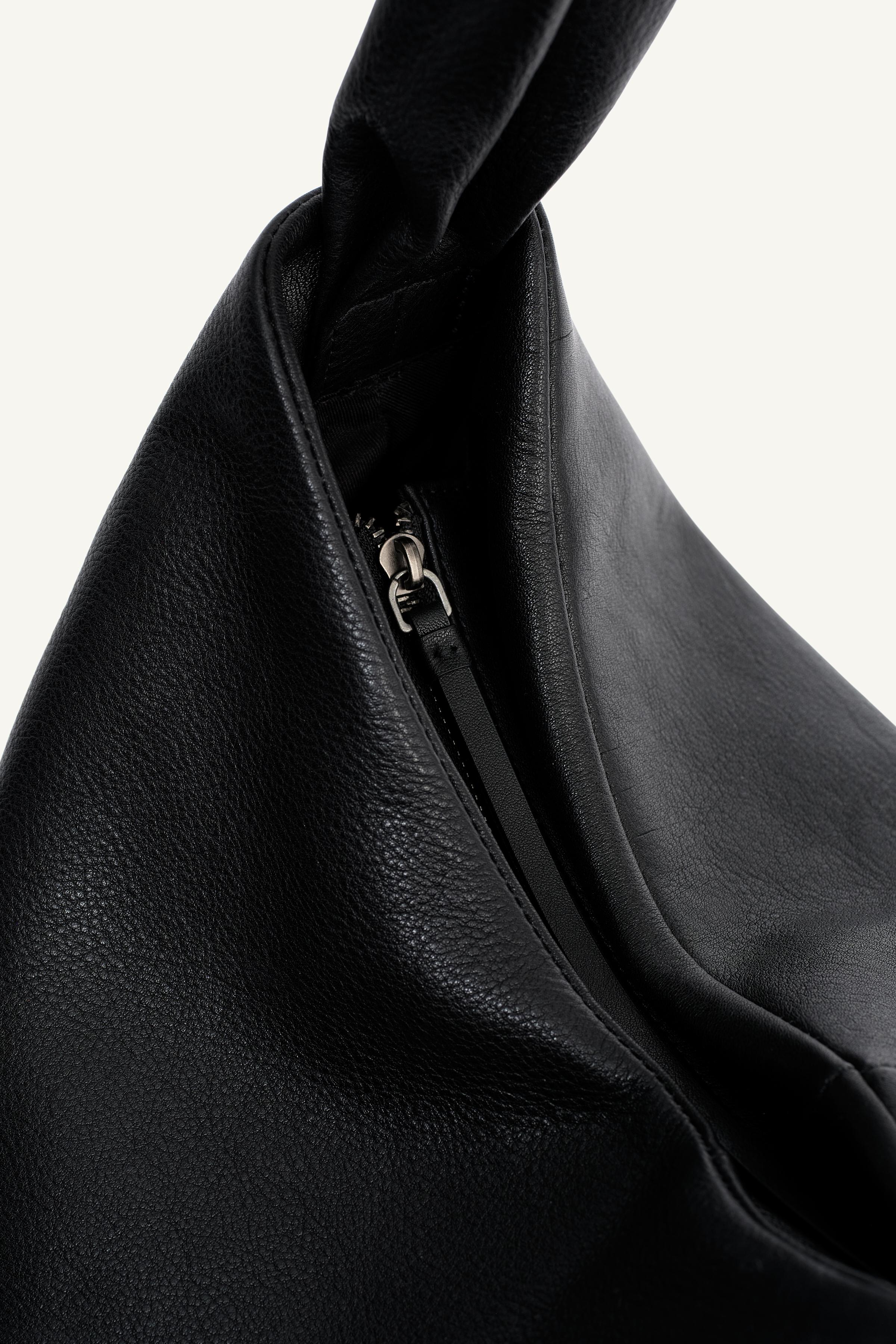 LEATHER SHOPPER BAG